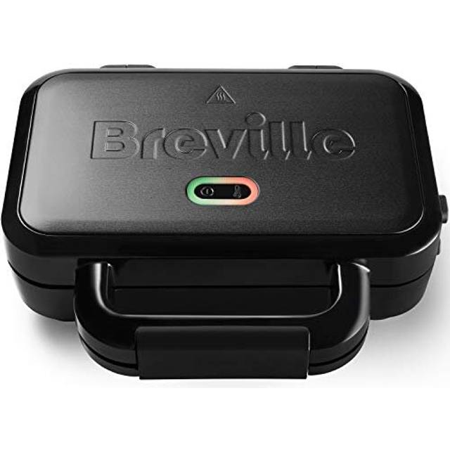 Ultimate Deep Fill Toastie Maker | 2 Slice Sandwich Toaster | Removable Non-Stick Plates | Stainless Steel | Black [VST082]