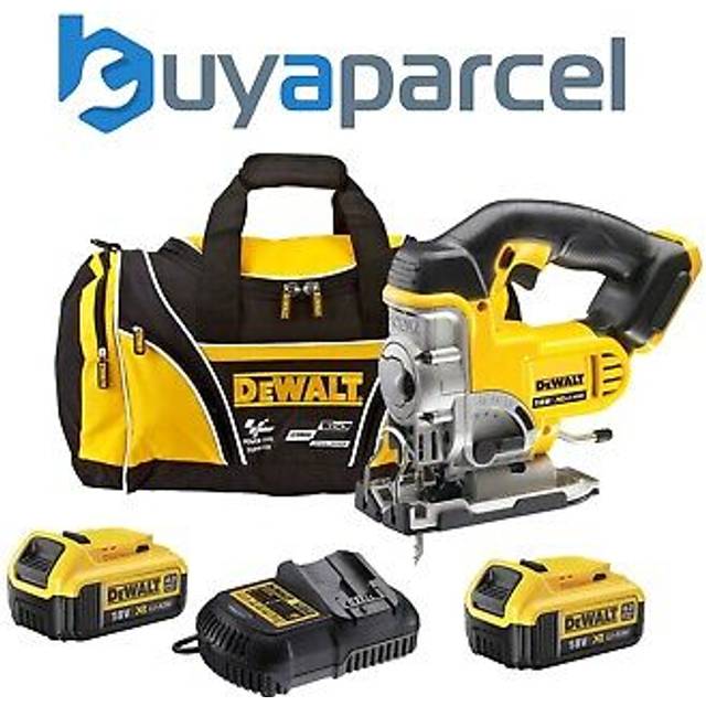 DeWalt DCS331M2 18v XR Cordless Jigsaw + 2 x 4.0ah Battery Charger + Bag