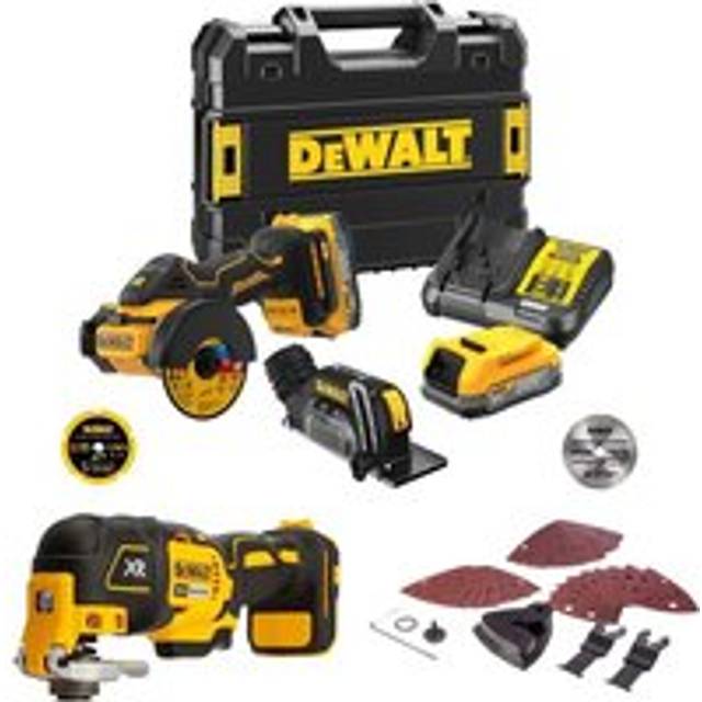Dewalt DCS438E2T 18v XR Brushless Powerstack Circular Saw 76mm + DCS355N Tool