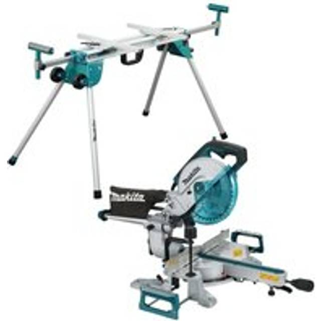 "Makita LS0816F 240v 216mm 8.5"" Slide Compound Mitre Saw + LED Job Light + Legs"