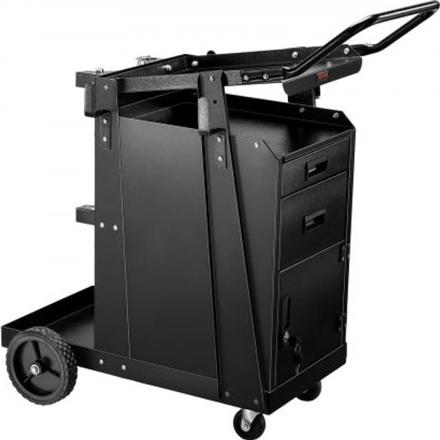 VEVOR Svetsvagn 2 Lådor Svetsvagn Heavy Duty med låsbart skåp 350LBS
