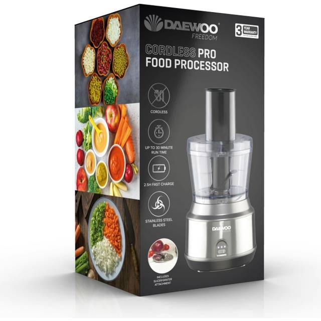 DAEWOO Freedom SDA2651GE Pro Food Processor - Silver, Silver/Grey