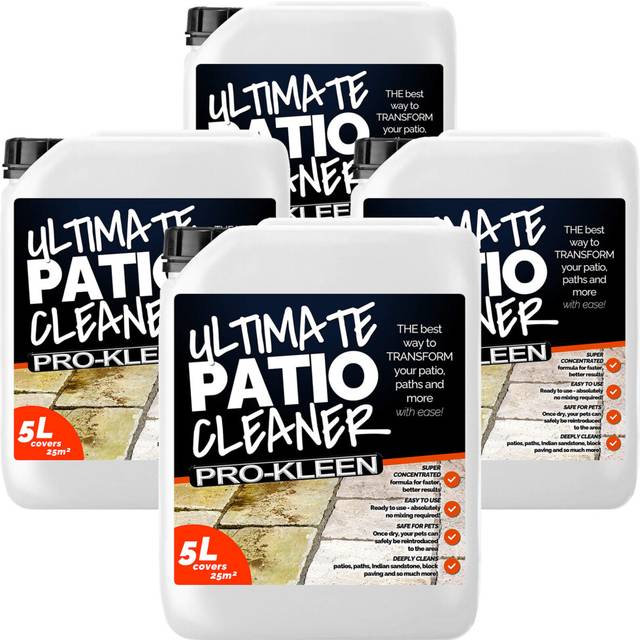 (4) Pro-Kleen Ultimate Patio and Driveway Cleaner 5L