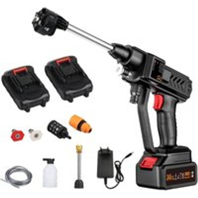 Ikodm - Battery Powered High Pressure Washer Portable Cordless High Pressure Washer Flow Rate 10L/Min for Cars Home Cleaning Garden Watering 4