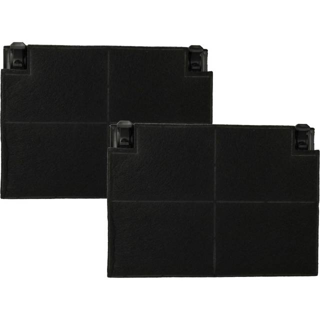 2x Activated Carbon Filter Replacement for ebd 615004462 for Extractor Hood - 19.5 x 13.9 x 2.2 cm - Vhbw
