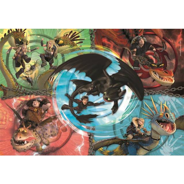 Clementoni How to Train Your Dragon 104 Piece Puzzle
