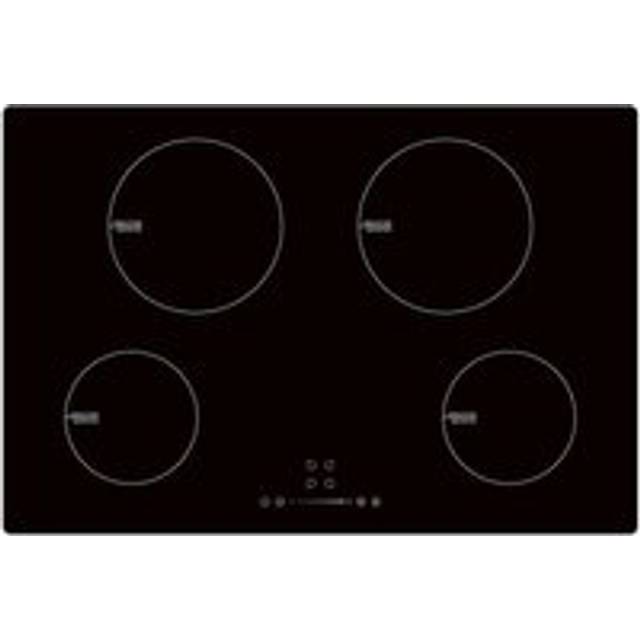 Cata UBIND77F 77cm Black 4 Zone Induction Hob Slider Controls