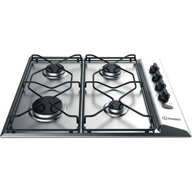 Indesit Gas Hob with Enamel Pot Stands - 4 Ring