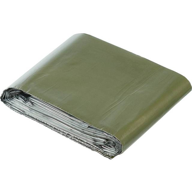 MFH NRC Emergancy Blanket - SILVER/OD GREEN 132 x 213 cm