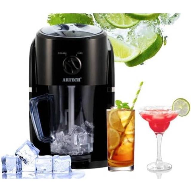 Electric Ice Crusher Machine with Ice Scoop and Removable Jar