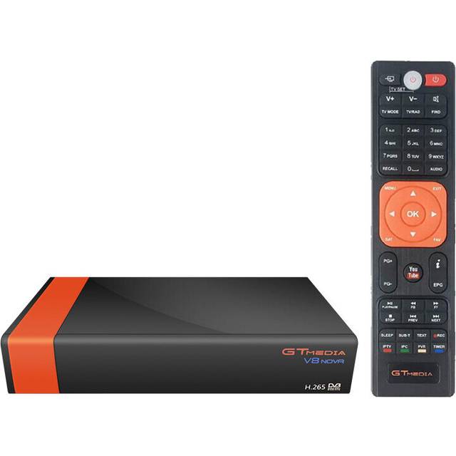 Freesat GT Media V8 nova DVB S2 satellite tv receiver with built in wifi scart port support H.265 upgraded from V8 super