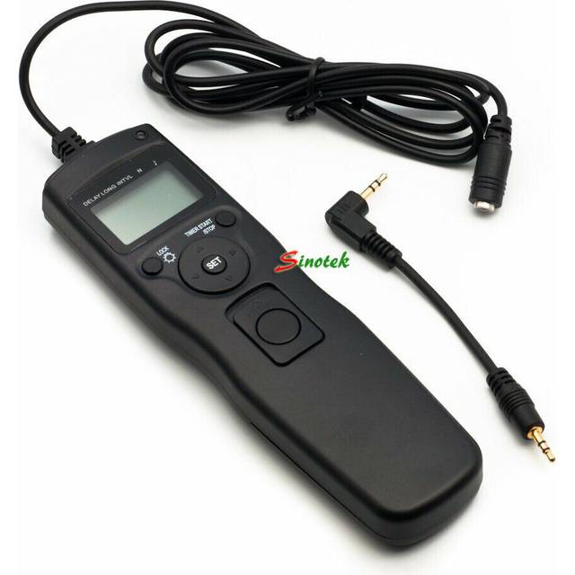 Lcd timer remote shutter release control for canon 500d 550d 1100d 600d 60d 400d