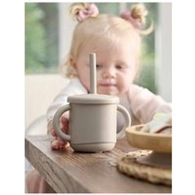 Mamas & Papas Silicone Sippy Cup / Snack Pot - Truffle, One Colour