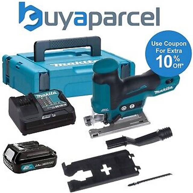 Makita JV102D 12v Brushless Cordless CXT Barrel Grip Jigsaw Lithium 1 x 2ah