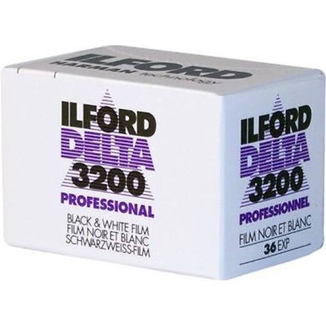 Ilford delta 3200 35mm 36 exposures black & white negative film,