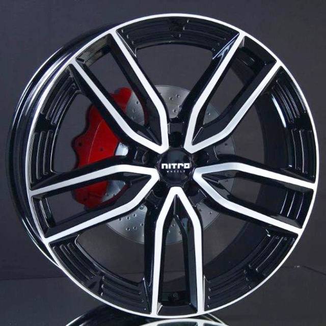 Nitro Aero FF Black/Polished - /R - Sommardäck