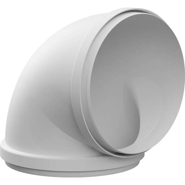 Witt IT201 rund böjd 90° ventilationskanal