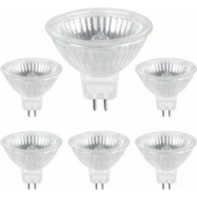 GU5.3 35W 12V Halogen Bulb, MR16 Halogen Spot Bulb, Pack of 6,