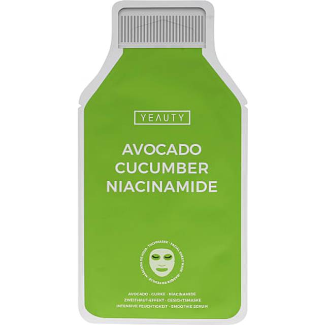 YEAUTY Ansiktsmask Avocado/Cucumber/Niacinamide - 1 st