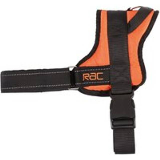 Extra Large Dog Harness Black Polyester 85cm by RAC