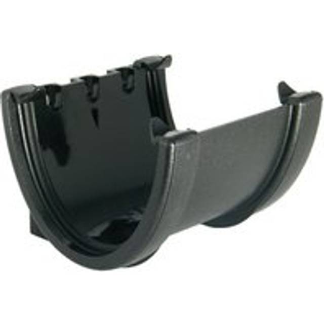 FloPlast Deepflow/ Hi-Cap Gutter Union Bracket - 115mm x 75mm Cast Iron Effect