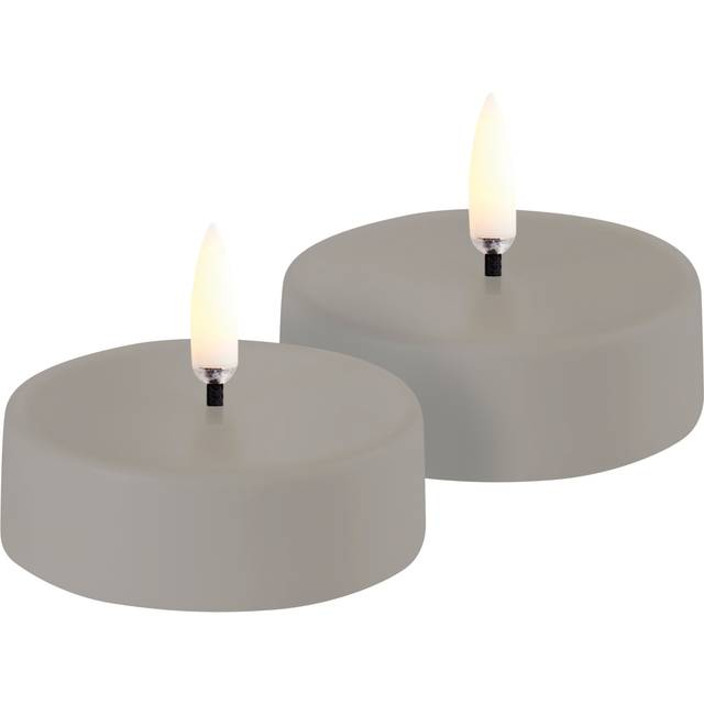 Uyuni - Rechargeable Tea Light LED 2-pack Maxi 6x2,3 cm Sandstone Plain  Lighting