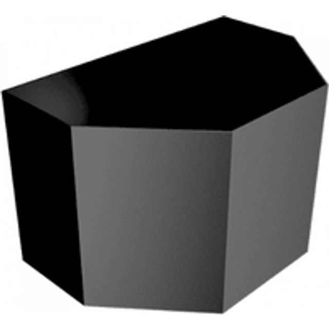 Aluminium Round Swaged Apollo Hopper - 63mm PPC Finish Black