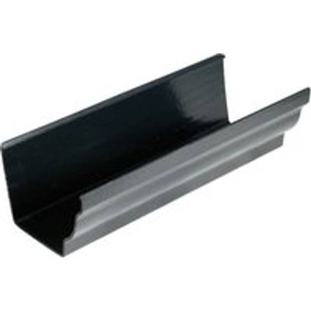 FloPlast Ogee Gutter - 110mm x 80mm x 4mtr Cast Iron Effect