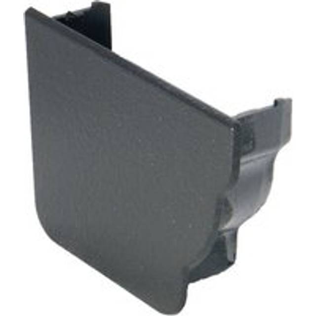 FloPlast Ogee Gutter Internal Stopend Left Hand - 110mm x 80mm Cast Iron Effect