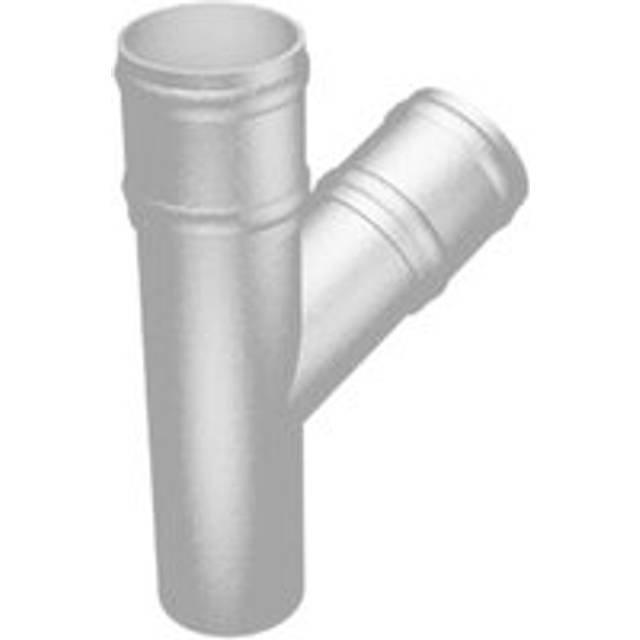 Cast Aluminium Round Downpipe Branch - 92 Degree x 76mm PPC
