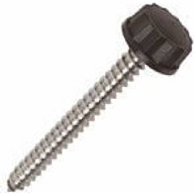FloPlast Gutter Downpipe Fitting Fixings Cast Iron Effect - Pack of 10