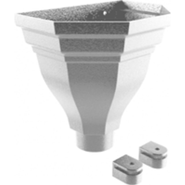 Cast Aluminium Round Merus Small Hopper - 63mm PPC Finish