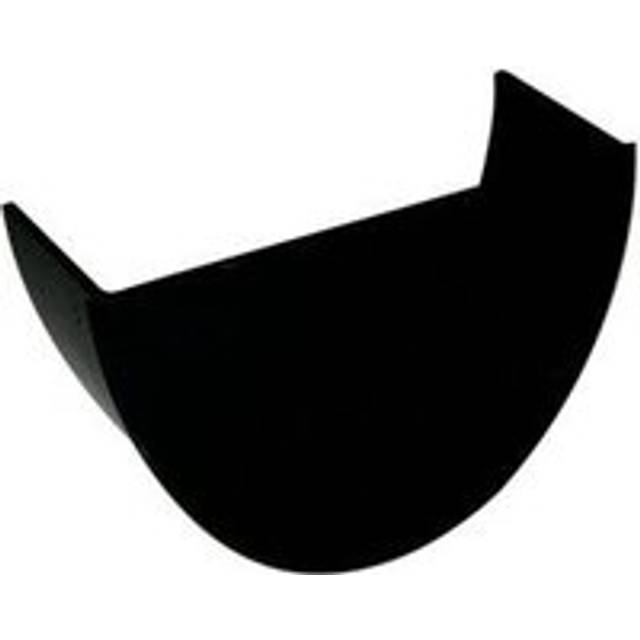 FloPlast Deepflow/ Hi-Cap Gutter Internal Stopend - 115mm x 75mm Black