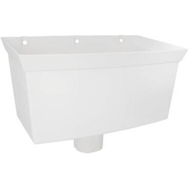 FloPlast Downpipe Universal Round/ Square Hopper - White