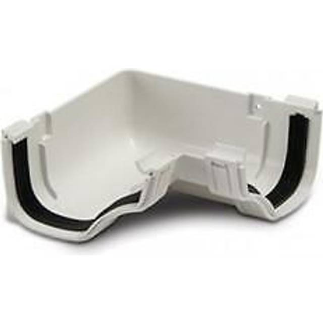 POLYPIPE BUILDING PRODUCTS Polypipe ROG13W | 130Mm Internal Gutter Bend In White, White