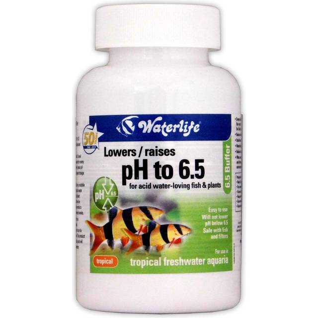 Waterlife 6.5 buffer 150g lowers or raises ph in tropical aquarium fish tank