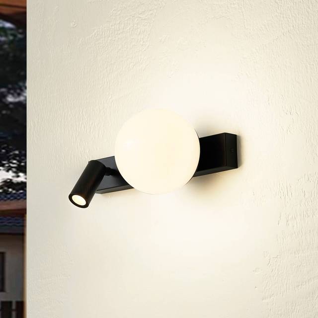 Lindby - led Outdoor Wall Light 'Larcie' made of Aluminium for Hallway