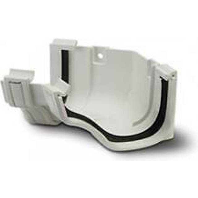 POLYPIPE BUILDING PRODUCTS Polypipe ROG14W | 117Mm Internal Gutter Bend In White, White