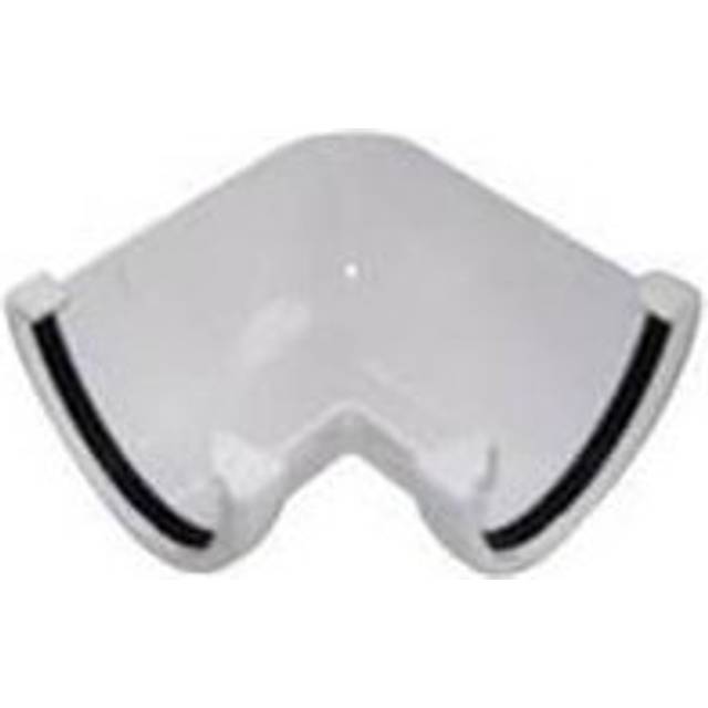FloPlast Industrial/ Xtraflo Gutter Angle - 90 Degree x 170mm White