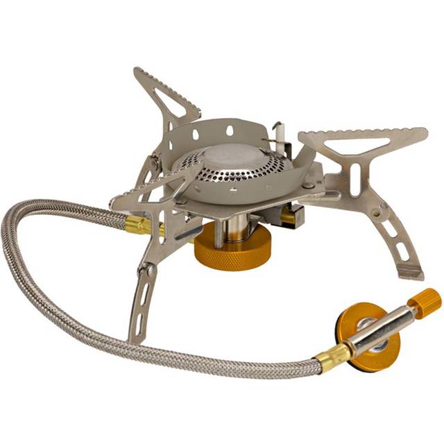 Vango Folding Gas Stove with Windshield and Piezo - Silver - One Size