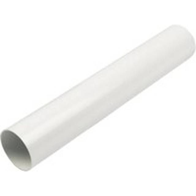 FloPlast Deepflow/ Hi-Cap Downpipe - 80mm x 4mtr White