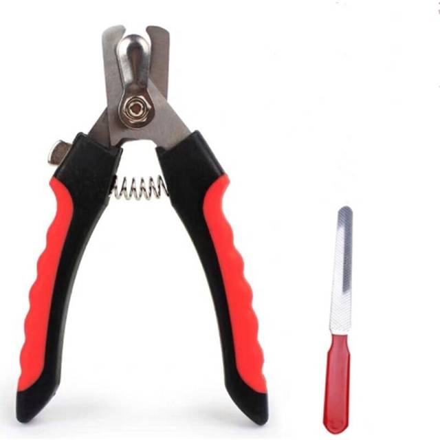 Small Cats and Dogs Nail Scissors + Anti-scratch Sander Set