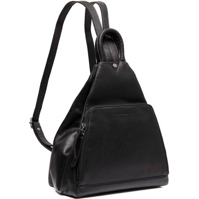 The Chesterfield Brand Wax Pull Up Cow Howard Backpack black