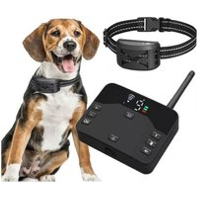 2 in 1 Wireless Electric Dog Fence, Pet Boundary Containment System with Rechargeable Waterproof Receiver, Adjustable Dog Training Collar.