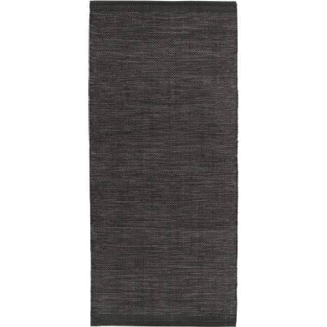 Slite svart - trasmatta 60 x 110 cm - Svart (60 x 110 cm)