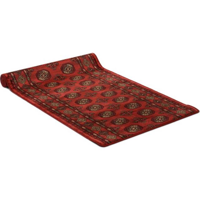 Eufrat röd - gångmatta på metervara 80 cm - Röd (80 cm)