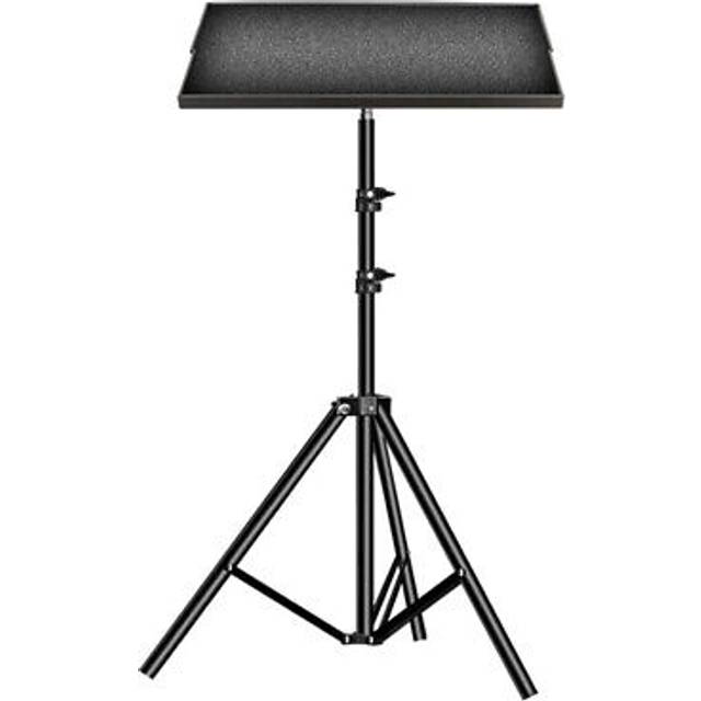 UNHO--UK Projector Stand Tripod, Foldable Laptop Stand Aluminum DJ Racks Projector Tripod With Plate And Carrying Bag Height Adjustable From 49cm-110cm Hallowe
