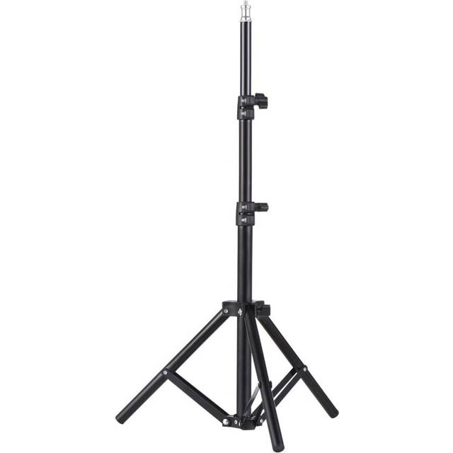 Universal Projector Tripod Stand Stretchable Projector Bracket Aluminum Alloy Portable Holder 1/4 Interface Adjustable Height for LCD Projector black