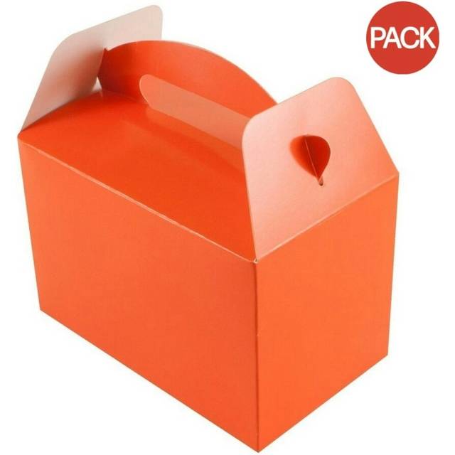 Oaktree Plain Gift Boxes (Pack of 12) - Orange