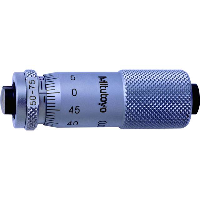Mitutoyo 133-143 Tubular Vernier Inside Micrometer, 50-75mm Range, 0.01mm Graduation, +/-0.003mm Accuracy